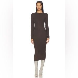 Revolve BLQ Basiq Long Sleeve Midi Dress